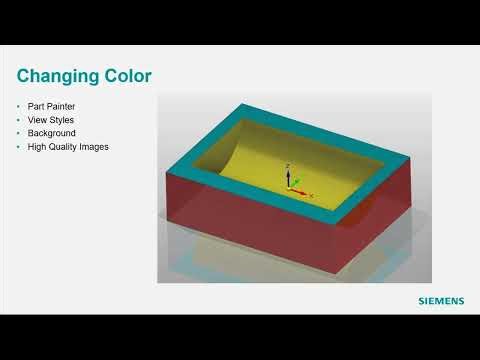 Solid Edge Lesson:15 Changing Color