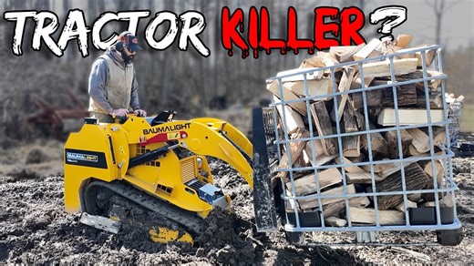 Mini Skid Steer vs Compact Tractor: Firewood Showdown