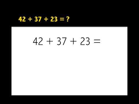 Addition and Subtraction Strategies - Changing the order of addends to form multiples of ten