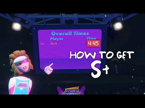 ( 2024 ) HOW TO GET S+ IN STUNT RUNNER IN REC ROOM!