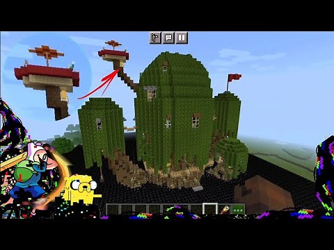 Pibby Glitch the attack of Apocalypse in Adventure Time || Minecraft PE