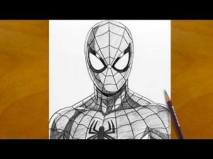 How to Draw Spider-Man Step by Step | Realistic Pencil Sketch Tutorial