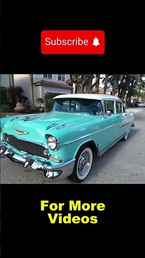 1955 Chevrolet Bel Air - Old School American Perfection #1955chevy #vintagecars #classiccars