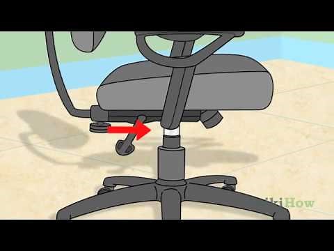 勝手に沈むオフィスチェアを修理する方法