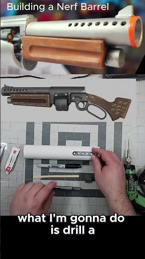 Crafting a Nerf Barrel for my TF2 Blaster!