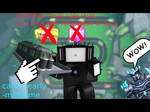 Easy Fallen mode Strat!! (solo) TDS