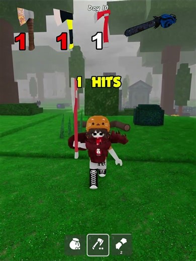 Axe Hit Testing🪓 | 99 Nights In The Forest🌲