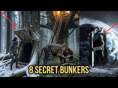 8 Secret Survival Bunkers Hidden Deep in the Forest – Which One Would You Choose?