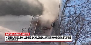 4 people displaced following Springfield house fire