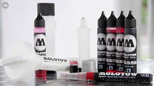 MOLOTOW™ GRAFX Aqua Ink Refill 30ml The MOLOTOW™ GRAFX Aqua Ink Refill 30ml used in this video is a water-based special ink. Ideal for all applications in watercolor and colorize. The intensive inks are food-safe and for that reason harmless to children. So, it is a perfect tool for all small and big artists! More info here: http://www.molotow.com/products/marker-ink/ MOLOTOW™ GRAFX Aqua Ink Pump Softliner The world’s first ready-to-use Aqua Ink Pump Softliner with a water-based special ink. Due