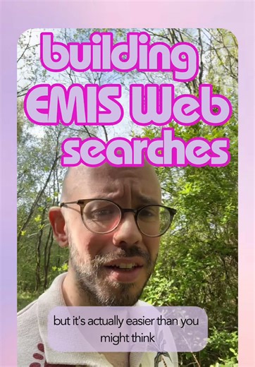 Building EMIS searches can feel daunting but it’s easier than you might think - hop over to my YouTube channel to learn more https://youtu.be/HSf8_DN-LTc?si=ylh5gfW_J4z-nnOU #emis #emisweb #gp #pharmacist #prescribing