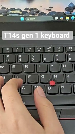 t T14S gen 1 AMD keyboard #lenovo #tech #amd #thinkpad