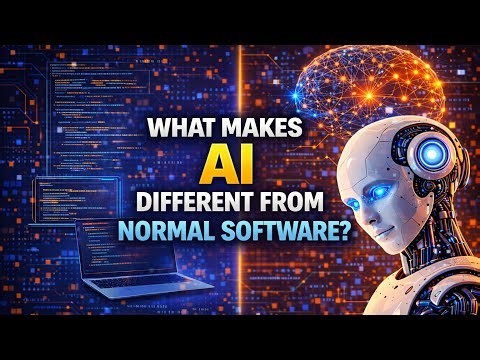 AI vs Software The Key Difference | What Makes AI Different From Normal Software