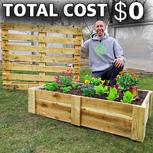 1.2M views · 15K reactions | How to Build a Mini RAISED BED Using ONE PALLET, FREE Backyard Gardening! | The Gardening Channel With James Prigioni | Facebook