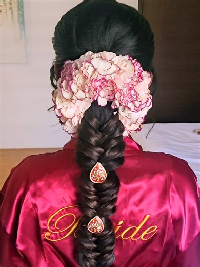 Stunning Fishtail Braid for Tamil Brides
