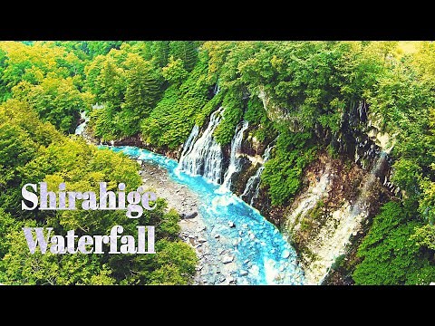 [Hokkaido Trip] A Rare Blue Waterfall in Hokkaido, Japan | Shirahige Waterfall | #白ひげの滝