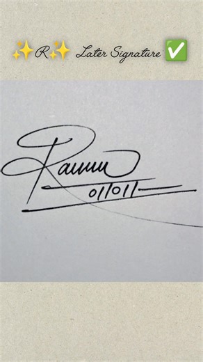 how to sign later R ❤️ ? ✅️🎉