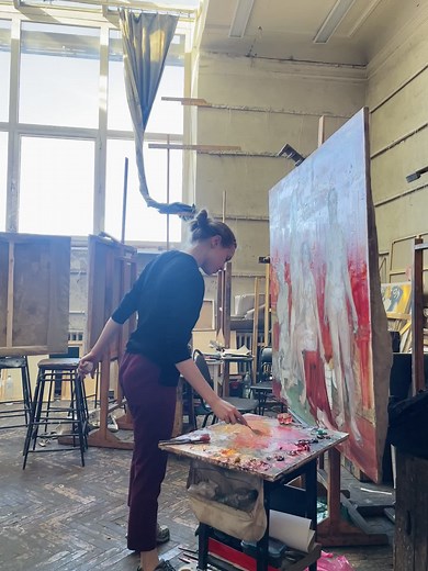 Expressive Art Techniques: A Creative Painting Process