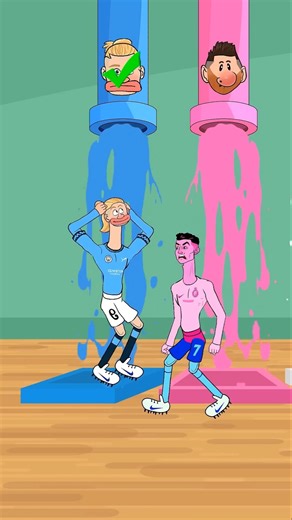 Ronaldo’s Color Mix Challenge 😱 #shorts #gadgets