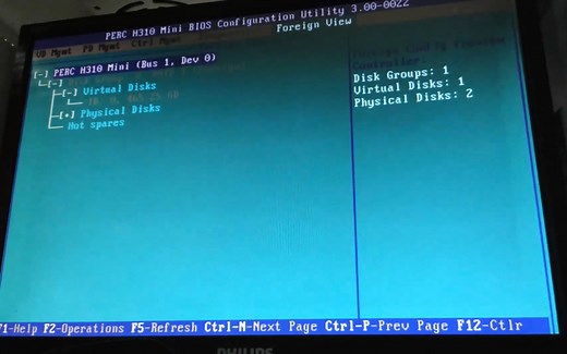 戴尔（DELL）服务器，盘阵（RAID）丢失，硬盘全掉（foreign状态）处理方法