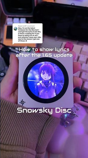 Lyrics on the Snowsky Disc #tutorial #fiio #mp3player #digitalaudioplayer