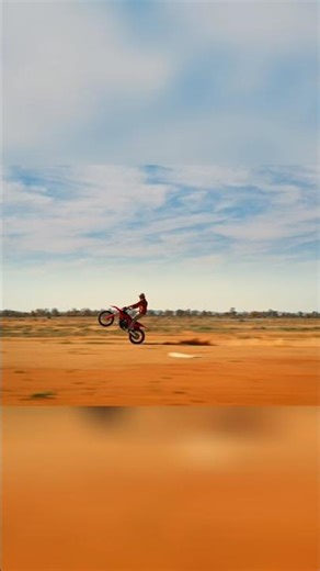 Desert Custom Car meets Epic Dirt Bike Wheelie! #shorts