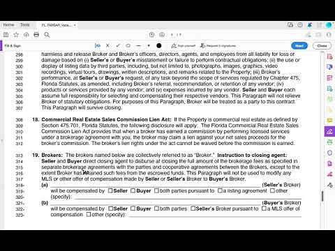 HOW TO FILL OUT A FLORIDA VACANT LAND CONTRACT - 2024