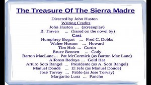 The Treasure Of The Sierra Madre 1948