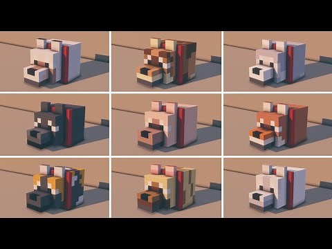All 9 Wolf/Dog House Design In Minecraft 1.20 || Minecraft Tutorial