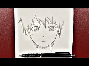 Anime drawing for beginners | how to draw anime boy step-by-step