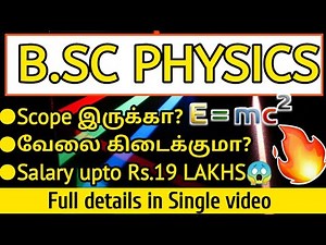 B.Sc Physics|B.Sc Physics jobs & Salary|Scope of B.Sc Physics|Govt jobs etc|2020