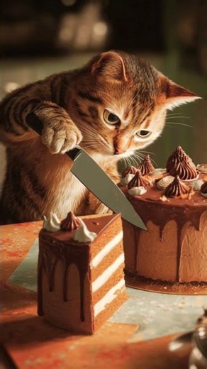 cat birthday celebration #catbirthdayparty #cat #birthday #trending #viralvideo