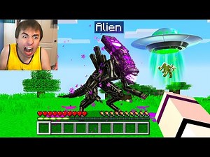 I Trolled Him With ALIEN Mod In Minecraft!