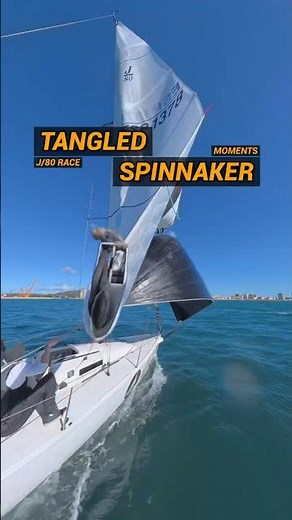 Spinnaker Snagged Mid-Gybe | J/80 Vertigo Loses Seconds