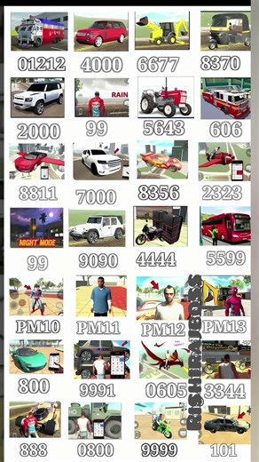 Indian Bike Driving 3D All Cheat Codes 🔥 | Helicopter, Cars, Bikes & More 🚗✈️