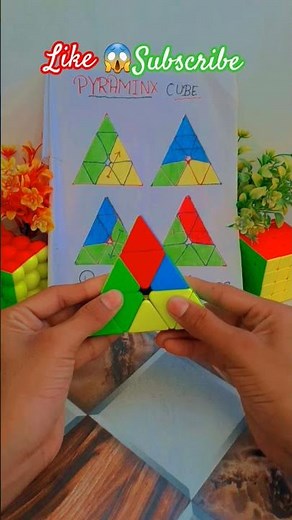 How to solve pyraminx cube #puzzle #viral #shorts #cuninglife1