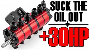 Installing this has no drawbacks, except for your wallet - dry sumps are awesome, here's why