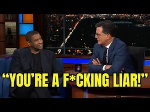 Denzel Washington FORCED to LEAVE Colbert’s Show After Fiery Live Clash