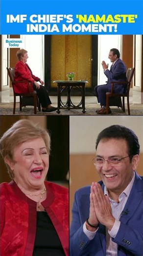 IMF MD Kristalina Georgieva Greets India With ‘Namaste’
