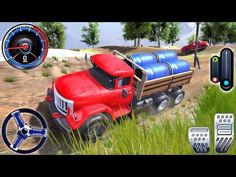 Offroad Mud Cargo Truck Driving Simulator - Snow Mud Euro Truck Games 3D - Android Gameplay
