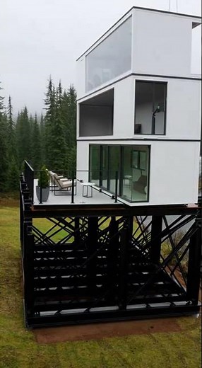 Building a Luxury Modular Home in 8K: Incredible Forest Construction Timelapse