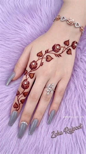 Aesthetic mehndi designs🌷|#henna #newmehndi #hennatattoodesign #shortsfeed #youtubeshorts #song