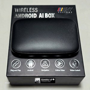 Wireless Android Ai Box. • Wireless carplay and android auto • Plug & Play USB for units with wired carplay option • Independent full Android • GPS Navigation • Online Video Netflix Youtube Etc. • Pioneer Sony Alpine Kenwood Compatible 🚫 Not compatible with Android Units 🚫 ⚠️ Android Unit Available Also other Model ⚠️ | Sny Customs