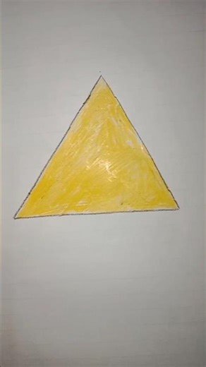 how to draw triangle ▶️ step by step ✨ #video #art #shorts