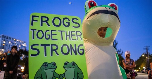 Anti-ICE Protesters Mock Trump’s Claim That Portland Is A ‘War Zone’ In Silliest Way Possible