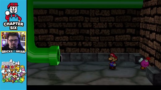 A chilling mystery! Paper Mario with Bricks 'O' Brian