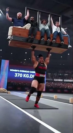 Strongwomen Carry FOUR Men Each 😳💪