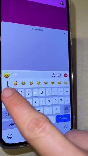 Interacting with Emojis in a Messaging App