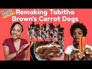 Remaking Tabitha Brown's Carrot Dog! *Easy Recipe*