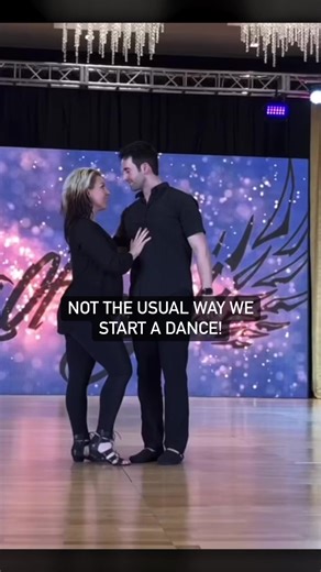 1.6M views · 10K reactions | Not the usual way we start a dance, but you never know what song you’ll get!  #funnyreels #dance #improvisation #getmoving | Jordan Frisbee and Tatiana Mollmann | Facebook